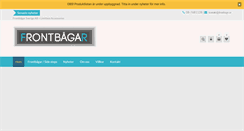 Desktop Screenshot of frontbage.se