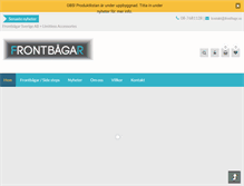 Tablet Screenshot of frontbage.se